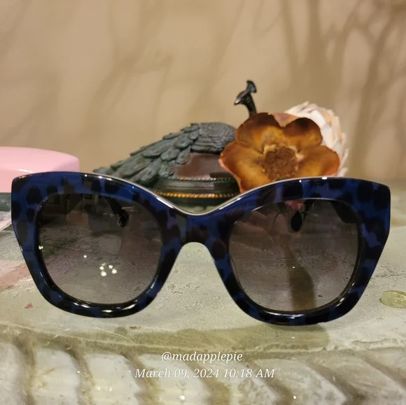 Kate Spade Jalena Cat Eye Leopard Print Sunglasses Designer  display picture 3